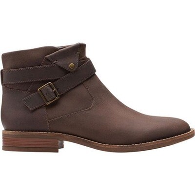Clarks Camzin Buckle Strap Ankle Boot 
