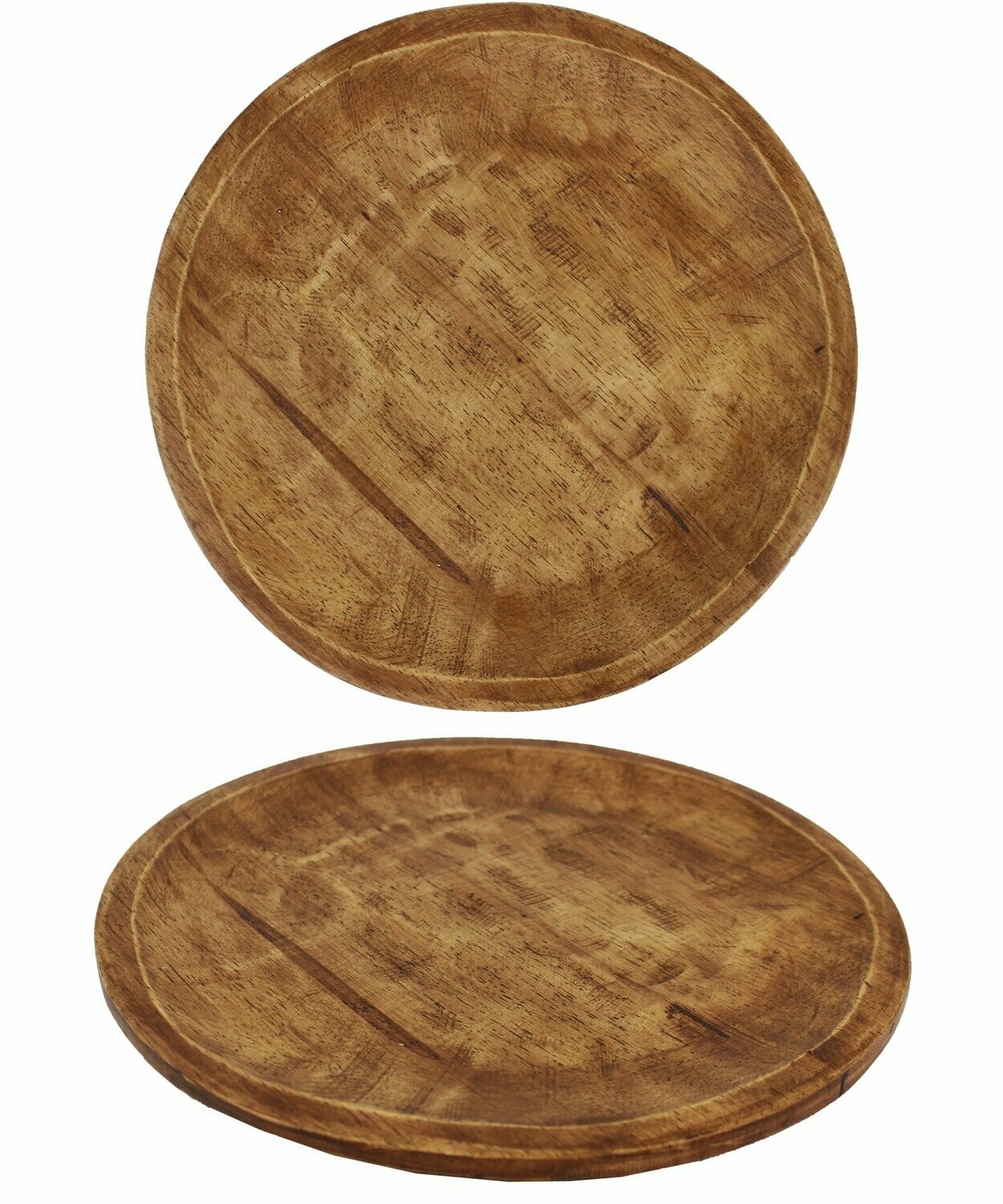 Reclaimed Round Wooden Platter