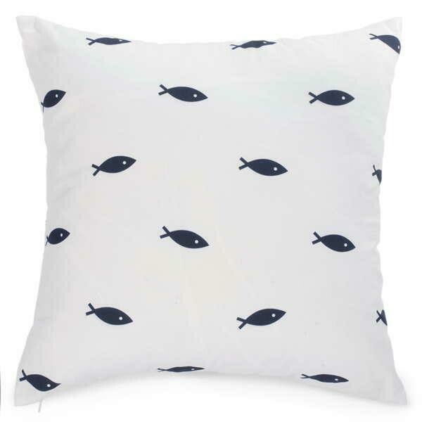 Cushion With Fish Motif