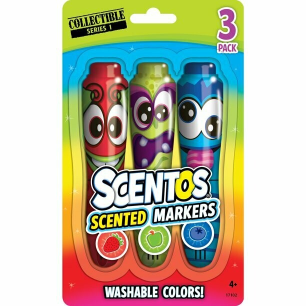 Scentos Scented Markers 3 pack