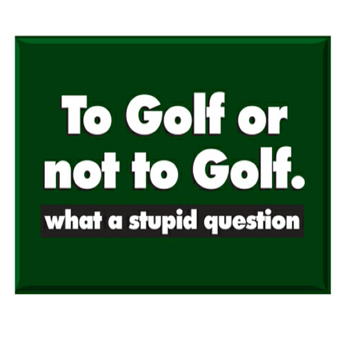 Jailbird To Golf or Not To Golf Magnet