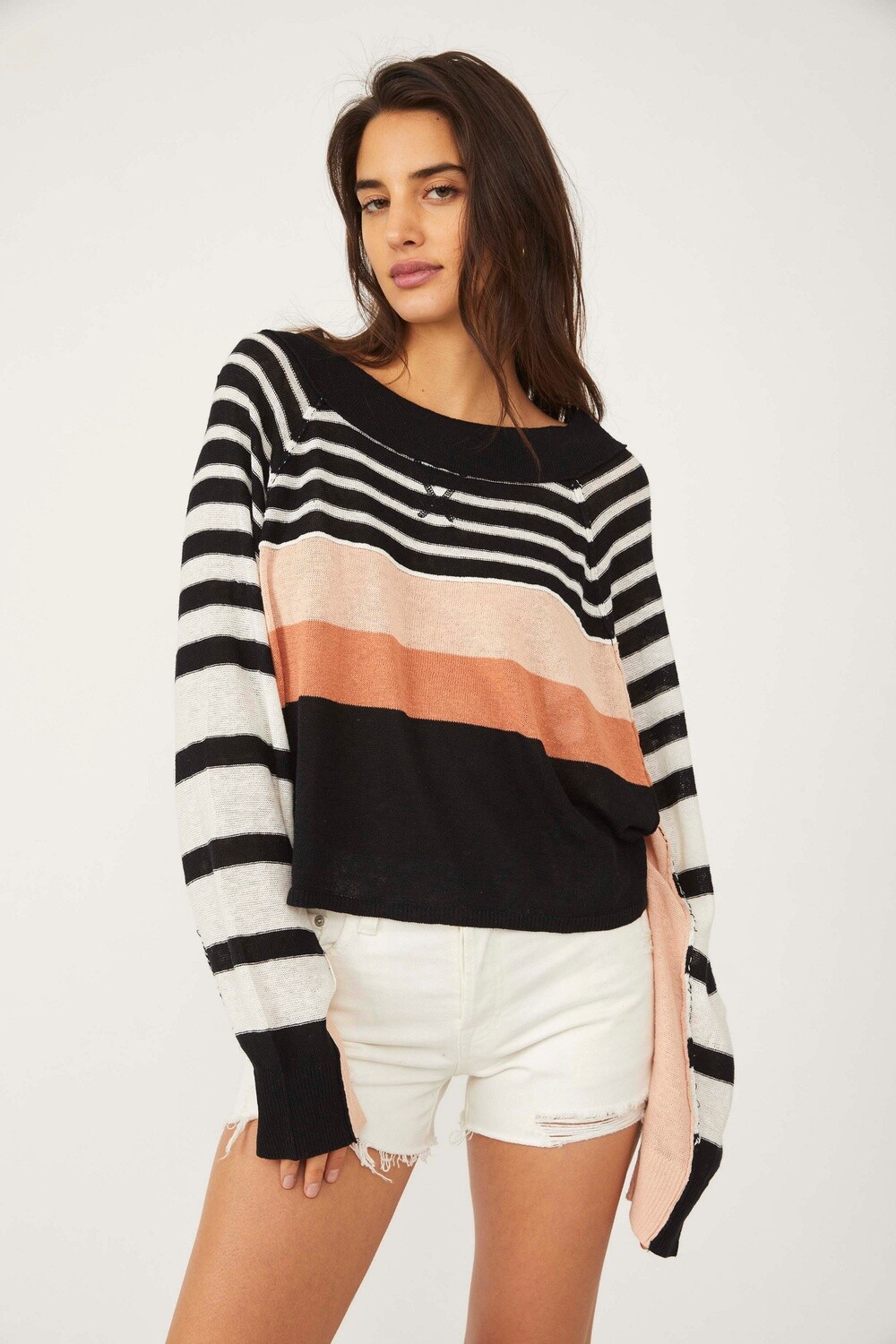 Free People Block Party Pullover