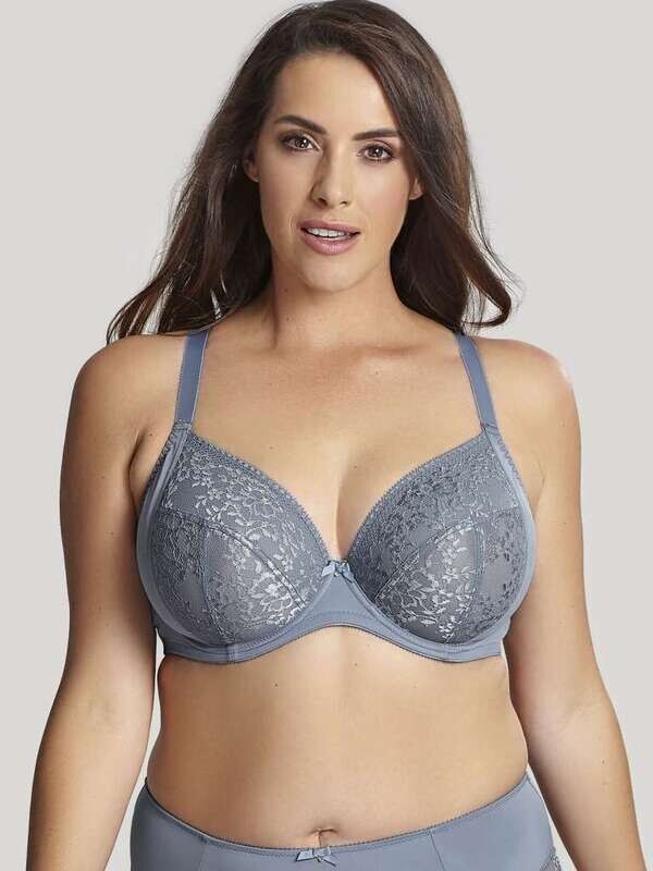 Sculptresse by Panache Roxie Plunge Bra Slate Blue
