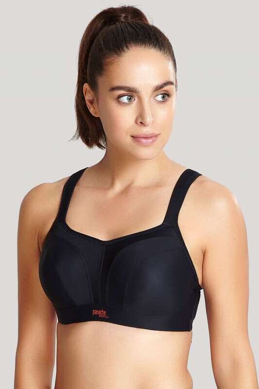Panache Full Busted Underwire Sports Bra Black