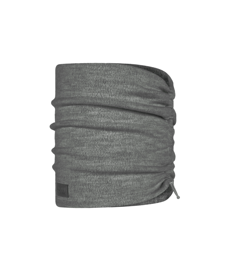 Buff Merino Fleece Neck Warmer Solid Grey