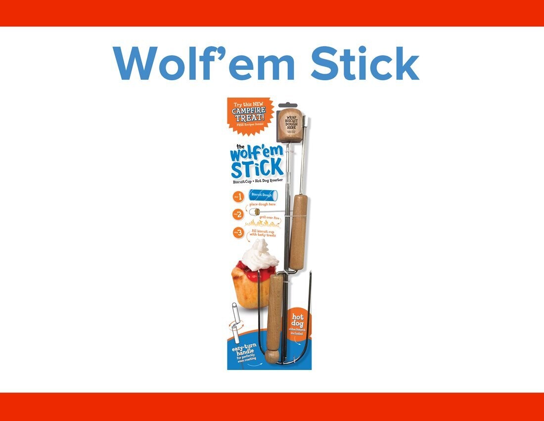 Wolf 'Em Camping Stick