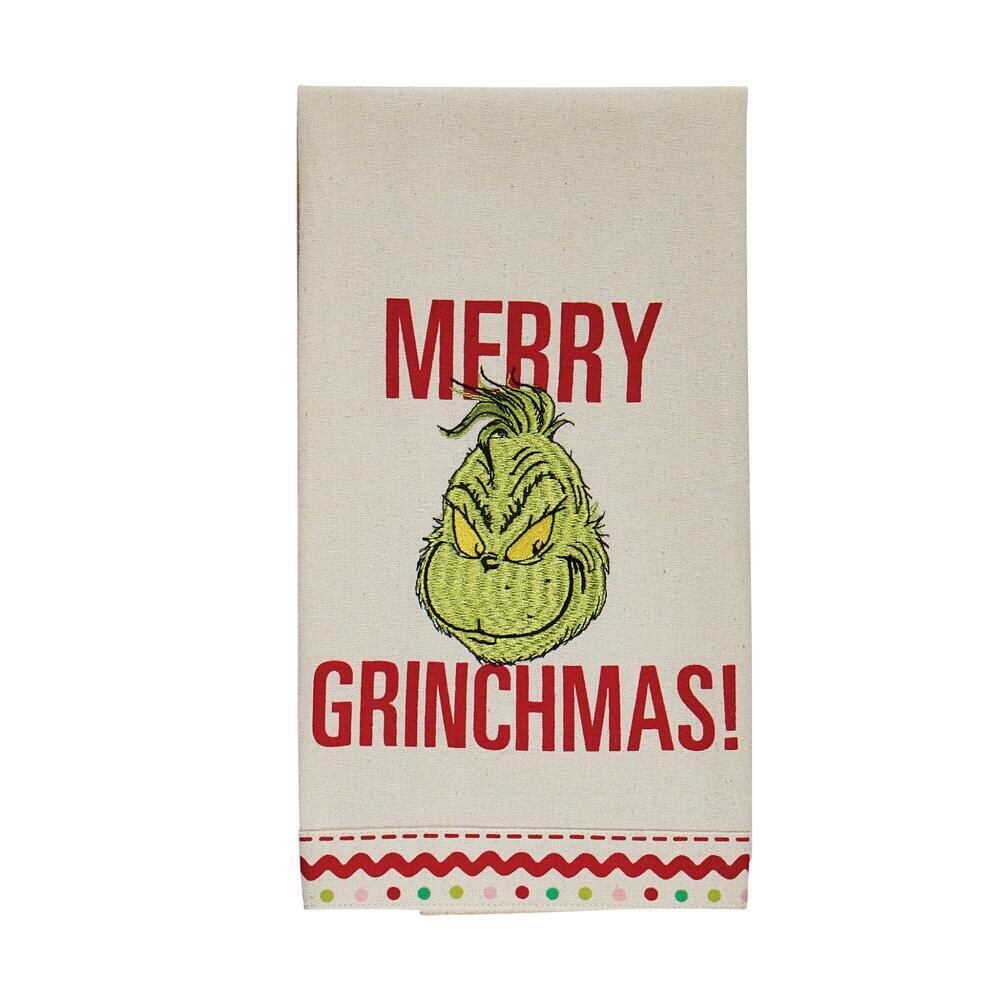 The Grinch Merry Grinchmas Tea Towel