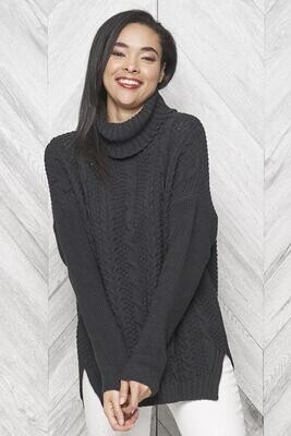 Cotton Country Emily Comfy Tunic Black