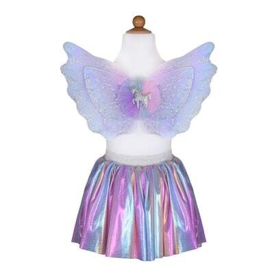 Unicorn Skirt & Wings 4-6 yrs