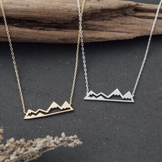 Glee Olympic Mountain Necklace