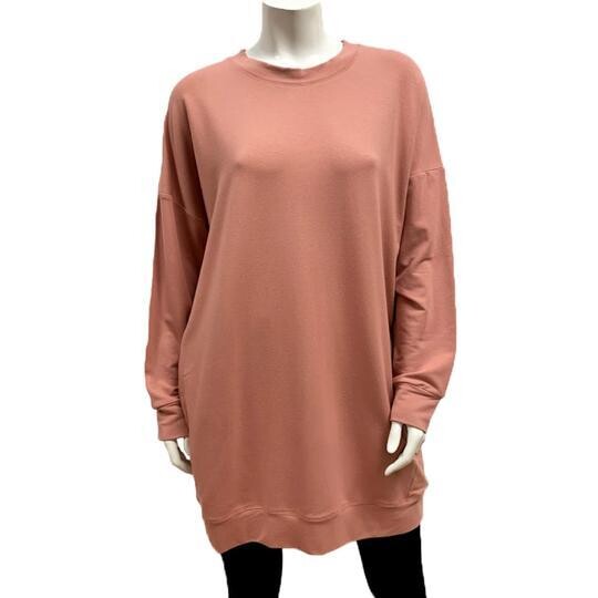 Gilmour Bamboo French Terry Long Sweatshirt Rouge