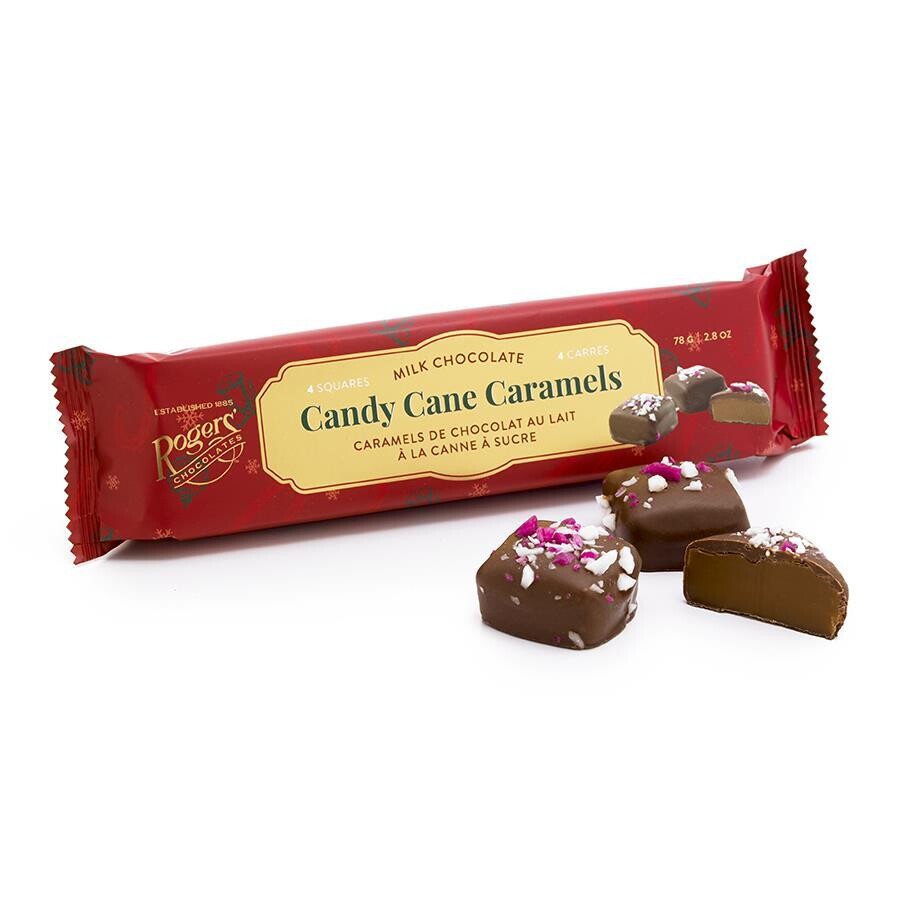 Rogers&#39; Chocolate Candy Cane Caramels