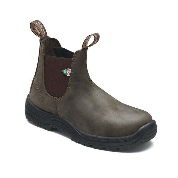 Blundstone 180 Work &amp; Safety Waxy Rustic Brown