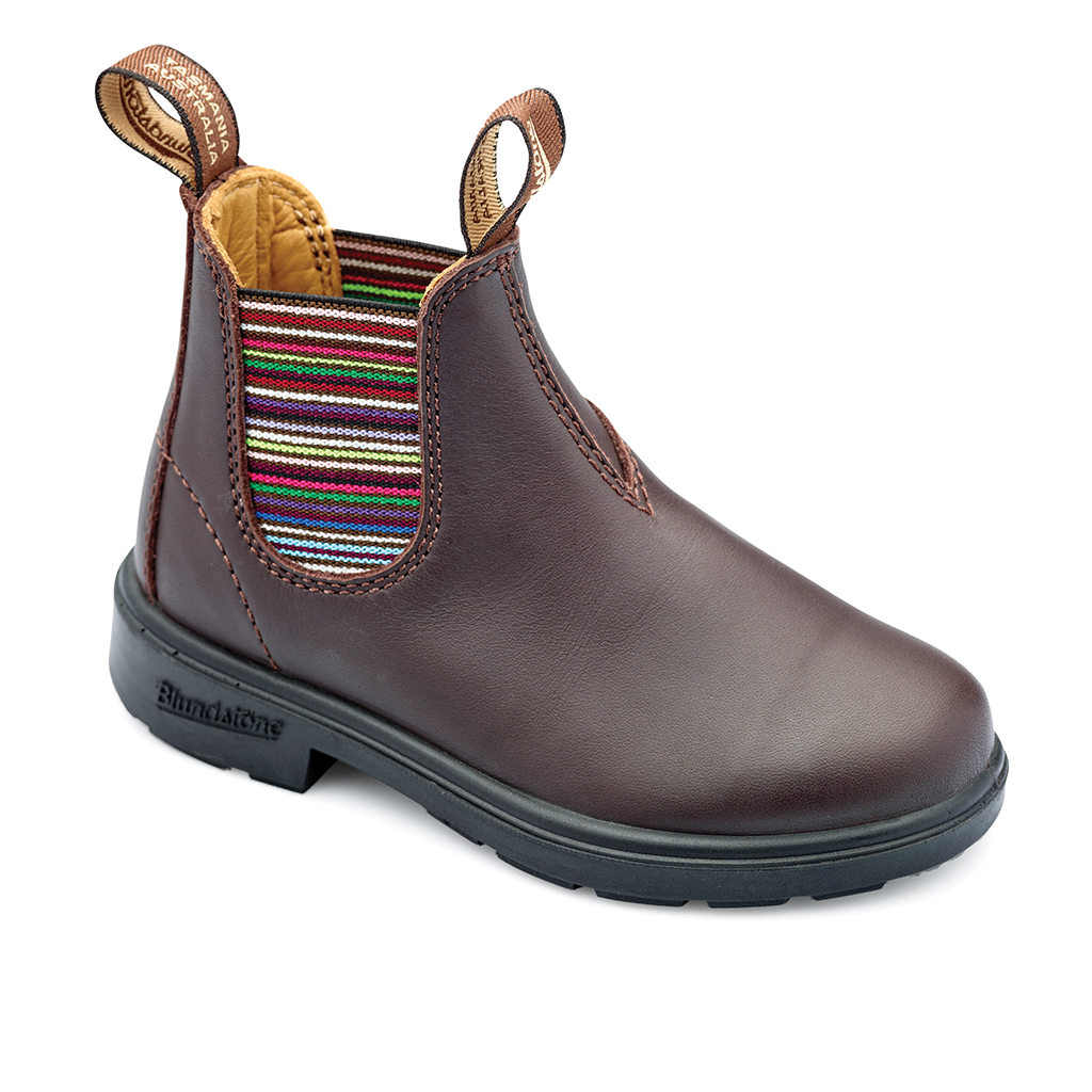 Kids Blundstone 1413 Striped in Brown