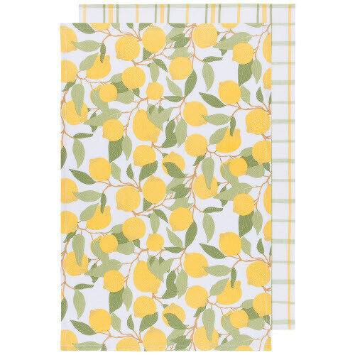 Danica Dishtowels Lemons Set/2