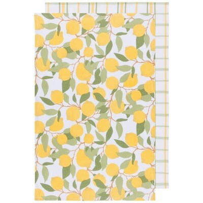 Danica Dishtowels Lemons Set/2