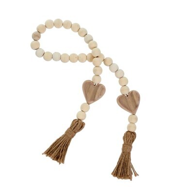 Heart Blessing Beads Natural