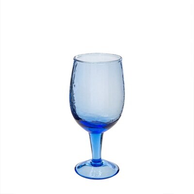 Valdes Wine Glass Blue