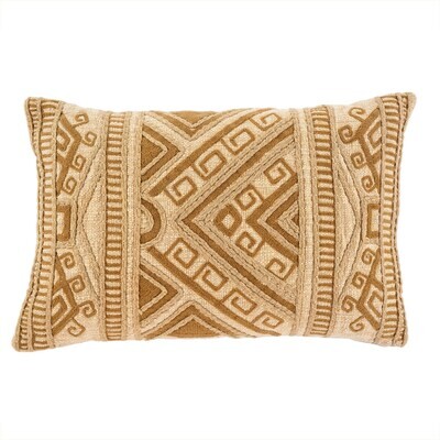 Indaba Boboli Embroidered Pillow 16x24