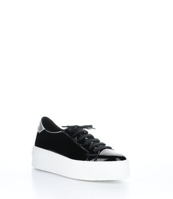 Bos & Co Maya Black/Silver Patent Leather