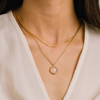 Lover's Tempo Aura Double Necklace