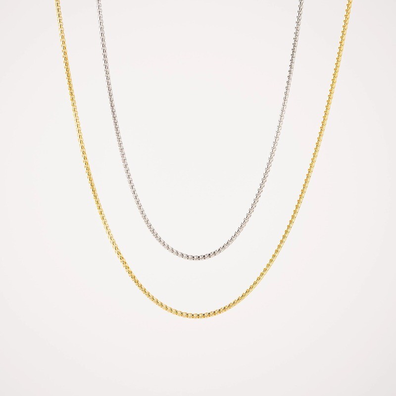 Lover&#39;s Tempo Box Chain Necklace