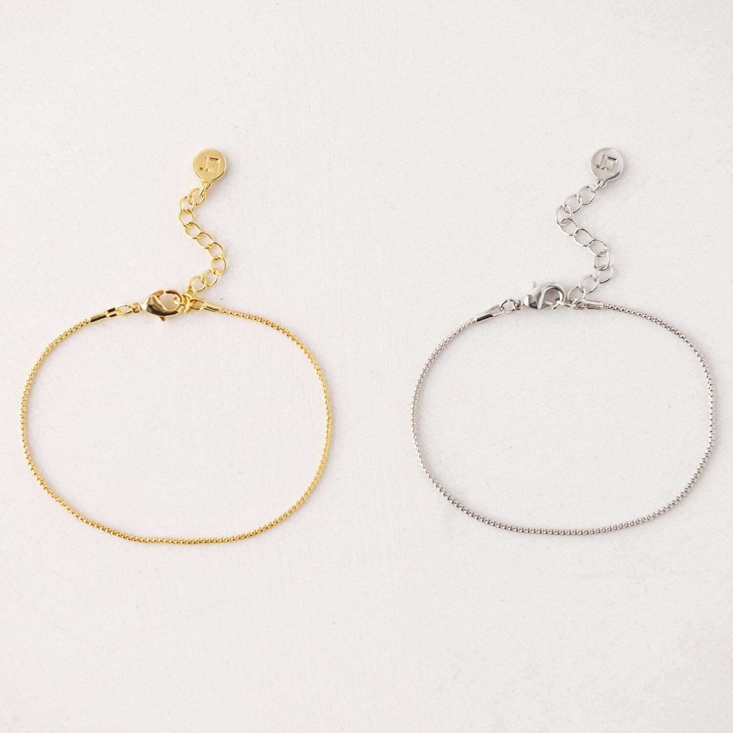 Lover&#39;s Tempo Box Chain Bracelet