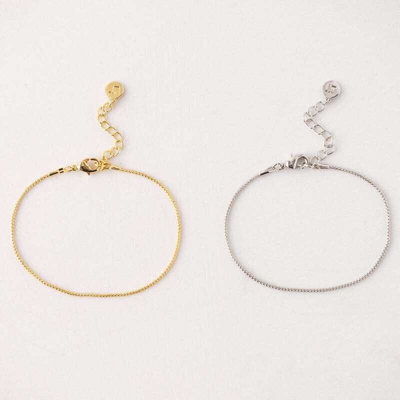 Lover&#39;s Tempo Box Chain Bracelet