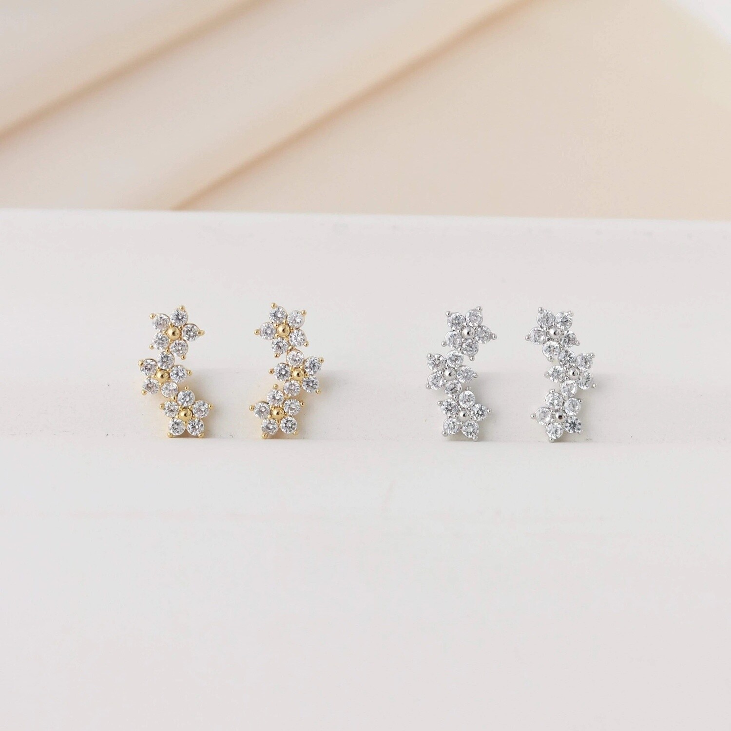 Lover's Tempo Blossom Climber Earrings