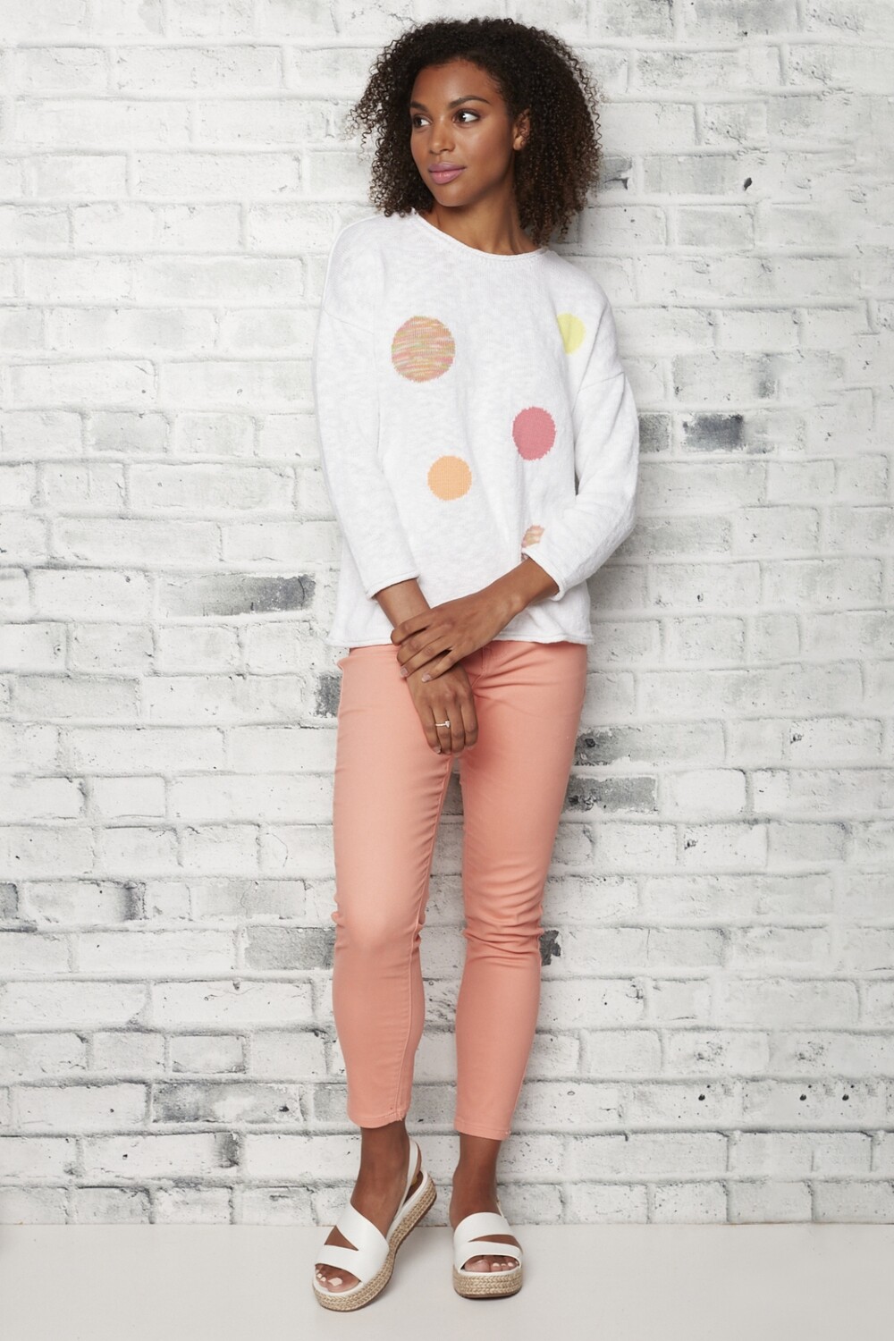 Cotton Country Dot Dot Dot Pullover Tropical Combo