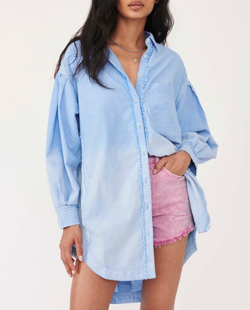 Free People Cool & Clean Button Down