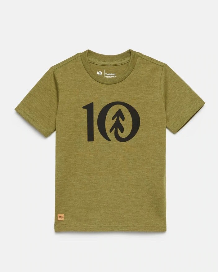 Ten Tree K Logo T-Shirt Olive Branch Heather