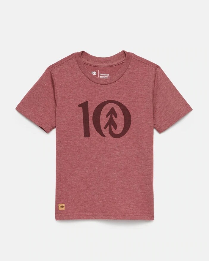 Ten Tree K Logo T-Shirt Crushed Berry Heather
