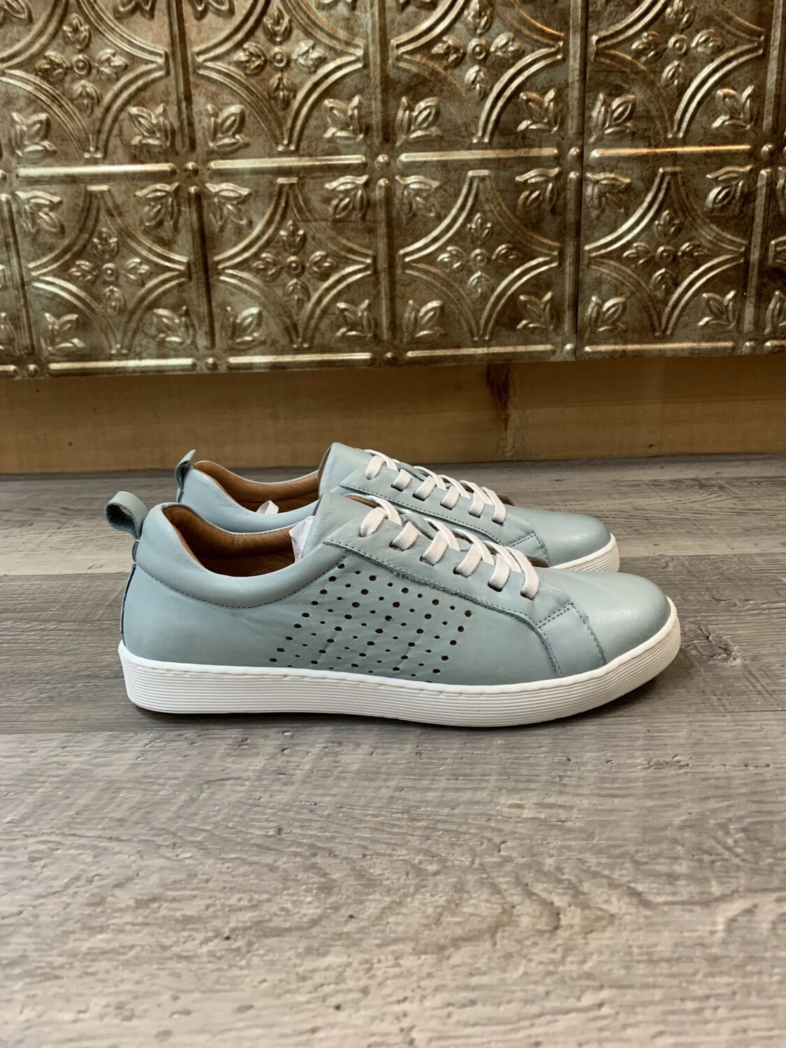 Everly Mandy Sneaker Mint Leather