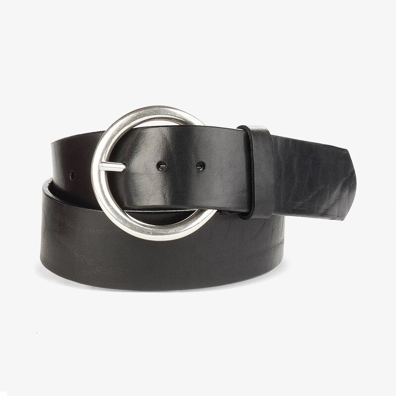 BRAVE Vika Black Bridle Silver Belt