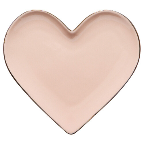Danica Heart Shaped Dish Pink