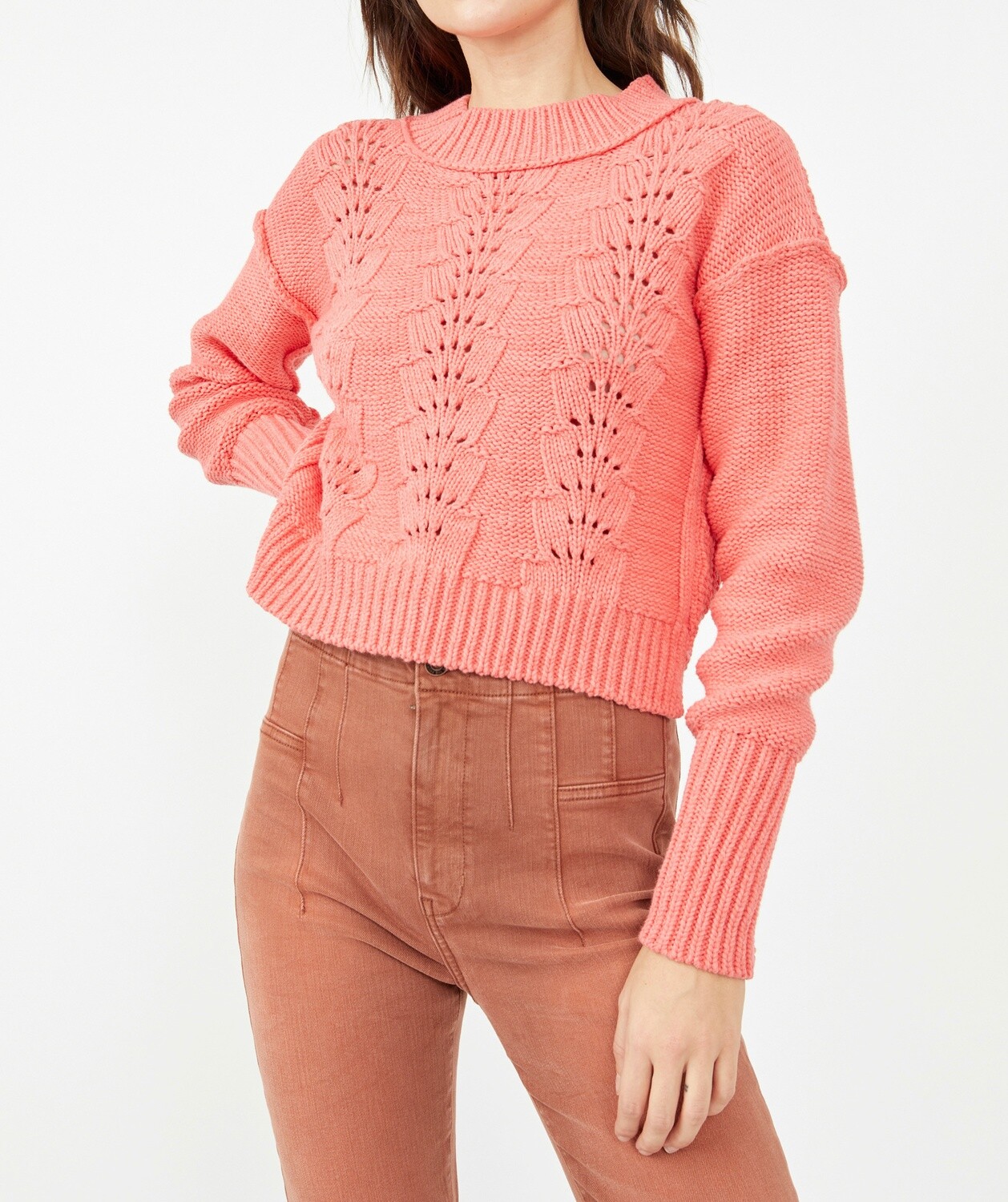 Free People Bell Song Pullover Lyra Reef
