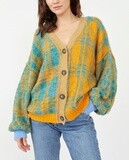 Free People Sepia Cardi Marigold Sky