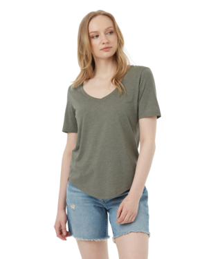 Ten Tree W TreeBlend V-Neck Agave Green Heather