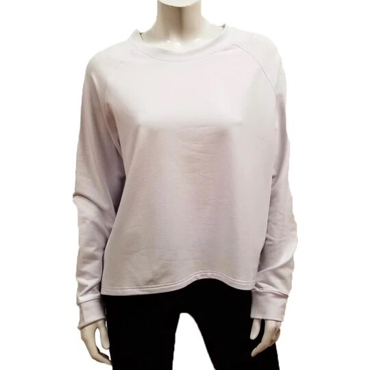 Gilmour Bamboo French Terry Crop Sweatshirt White