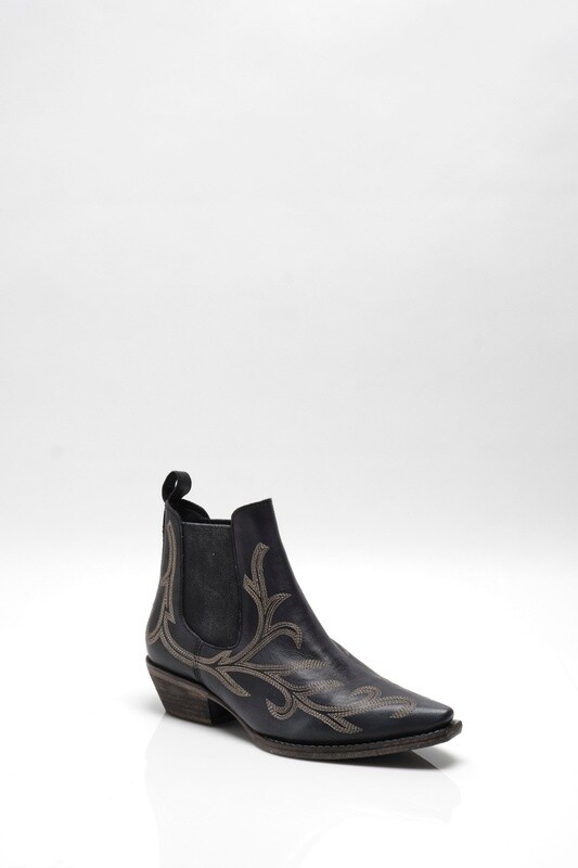 Free People Wayward Western Boot Black