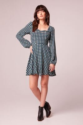 Band of the Free Genevieve Dress Deep Teal