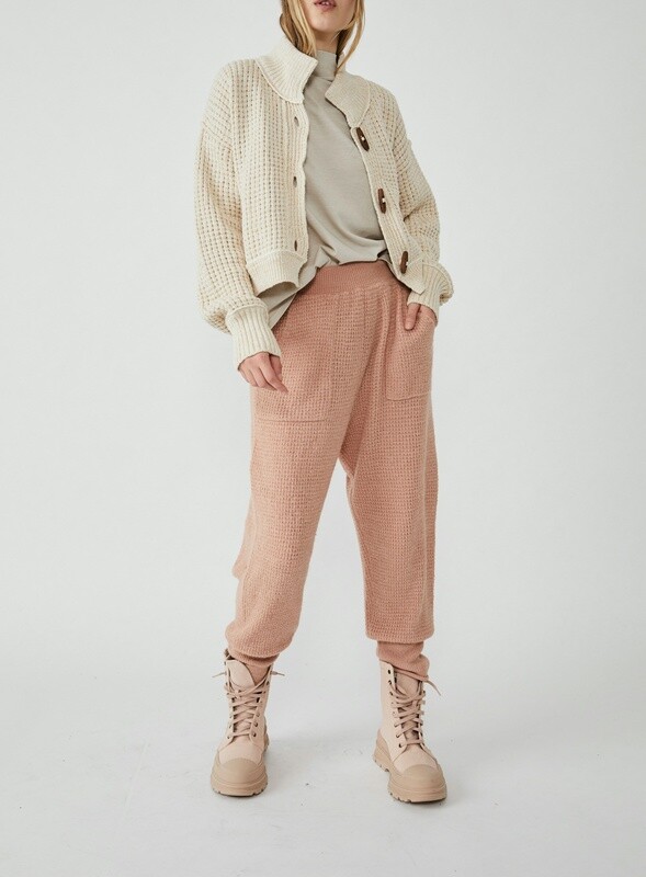 Free People C.O.Z.Y Pant Cafe Cream