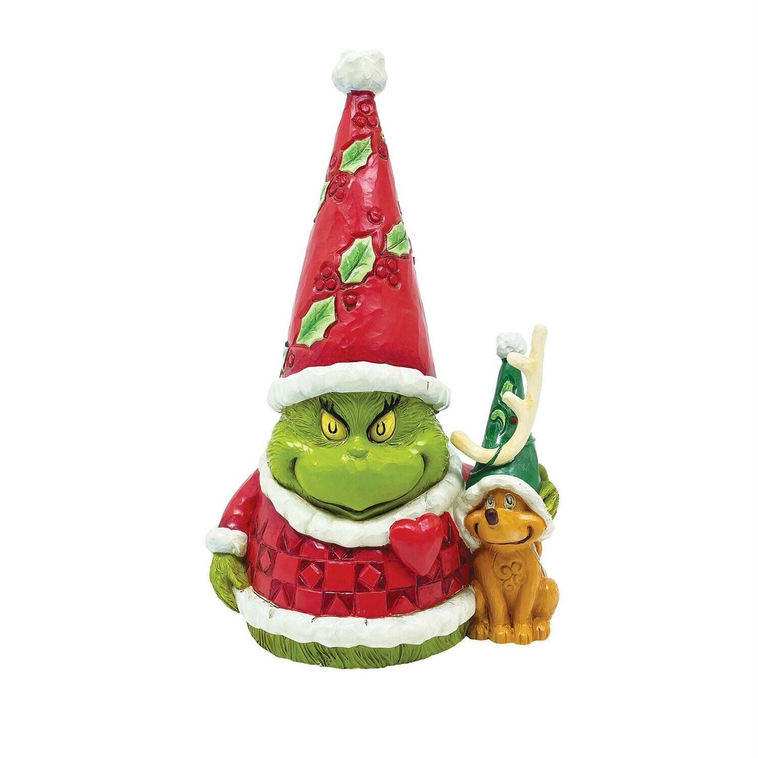 Jim Shore Grinch &amp; Max Gnome