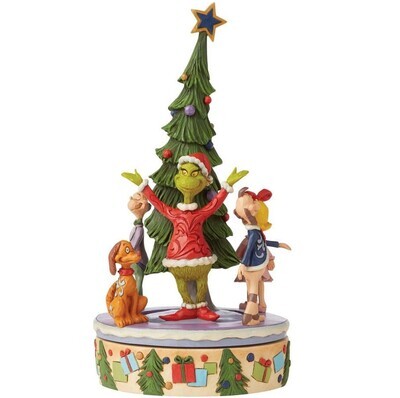 Jim Shore Rotator Grinch with Tree/Characters