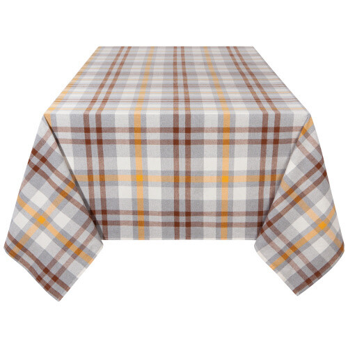 Danica Second Spin Tablecloth Plaid Maize 60x90"