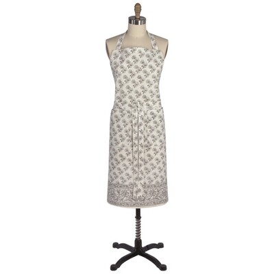 Danica Apron Block Print Floret