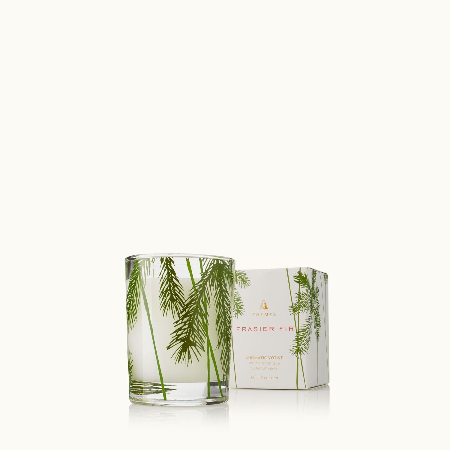 Thymes Frasier Fir Votive Candle Pine Needle