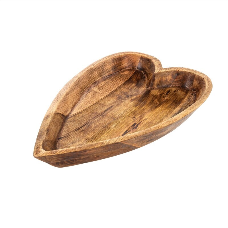 Indaba Carved Heart Bowl Large