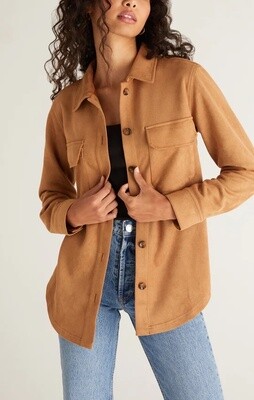 Z Supply Evelyn Faux Suede Shacket